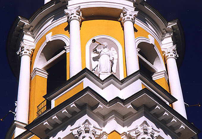 Ryazan. Belfry of Assumption Church. Fragment. XIX cent.