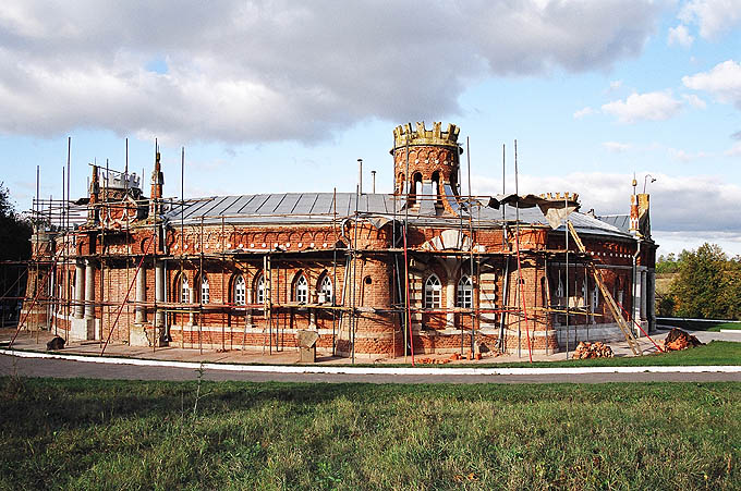 Krasnoye. Krasnoye Estate. Farmyard. XIX