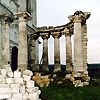 Kasimovsky district. Gusevsky country church-yard. Church of Nicolas. Fragment. XVIII