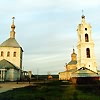 Kasimovsky district. Gusevsky country church-yard. Transfiguration church and belfry. XIX