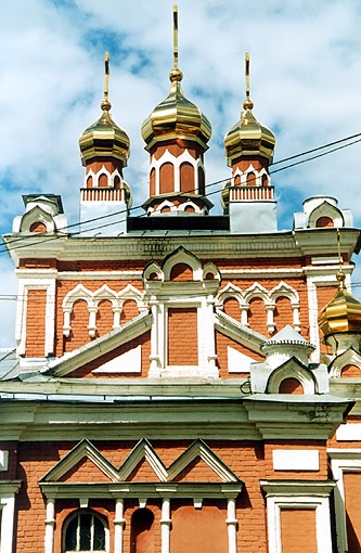 Samara district. Samara. Monastery of Iverskaya Icon of the Virgin. Church of the Jerusalem Virgin.  T.Khilinsky