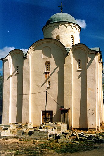 Volhovsky district. Staraya Ladoga. Assumption Monastery. Assumption Cathedral. XII