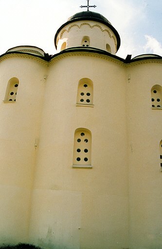 Volhovsky district. Staraya Ladoga. Ladozhskaya fortress. Church of George, Victor the Great Martyr. XII