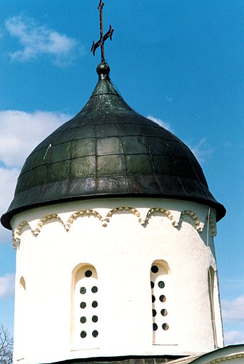 Volhovsky district. Staraya Ladoga. Ladozhskaya fortress. Church of George, Victor the Great Martyr. Fragment. XII