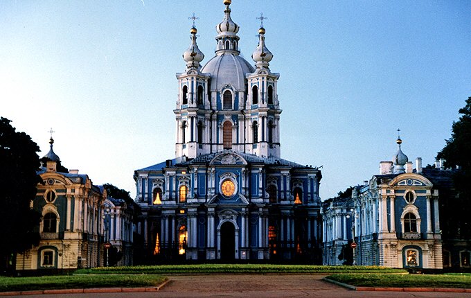 St.-Petersburg. Smolny Cathedral. XVIII V.Rastrelli