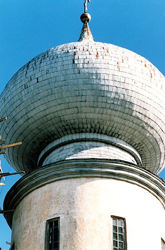 Tikhvinsky district. Tikhvin. Assumption Monastery. Assumption Cathedral. Fragment. XVI