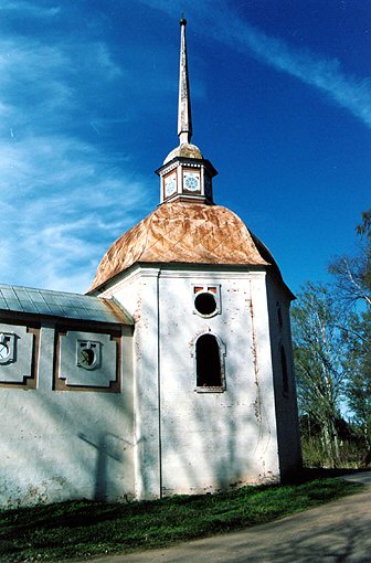 Tikhvinsky district. Tikhvin. Assumption Monastery.  Fragment. XVII