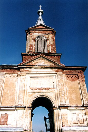 Lodeynopolsky district. Oyat. Initiation Monastery. Belfry. XIX