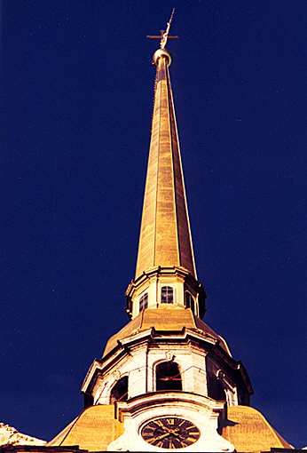 Saint Petersburg. Cathedral of Saint Apostles Peter and Paul. XVIII cent. Trezini D.