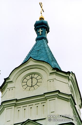 Plavsk district. Plavsk. Church of Sergy. Belfry. Fragment. XVIII