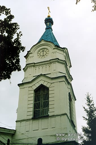 Plavsk district. Plavsk. Church of Sergy. Belfry. XVIII