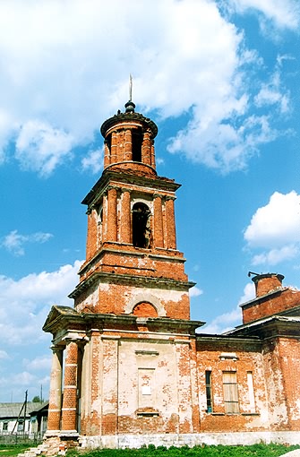 Alexin district. Popovka. Church of Smolensk Icon of the Virgin. XIX