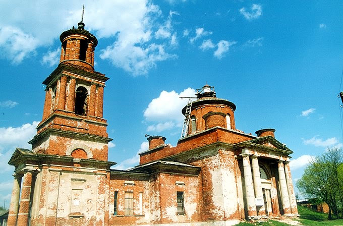 Alexin district. Popovka. Church of Smolensk Icon of the Virgin. XIX