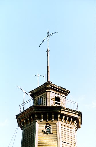 Ostashkovsky district. Ostashkov. Fire-tower. Fragment. XIX