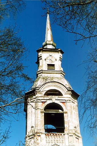 Ostashkovsky district. Ostashkov. Belfry of Transfiguration Church. XVIII