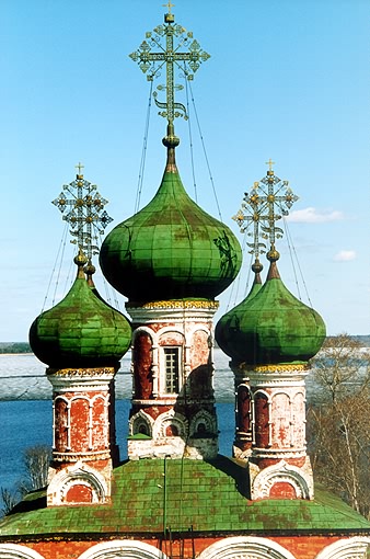 Ostashkovsky district. Ostashkov. Trinity church. Fragment. XVII