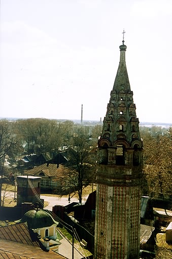 Ostashkovsky district. Ostashkov. Belfry of Resurrection Church. XVII