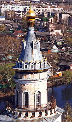 Torzhok district. Torzhok. Monastery of Boris and Gleb. Tower 