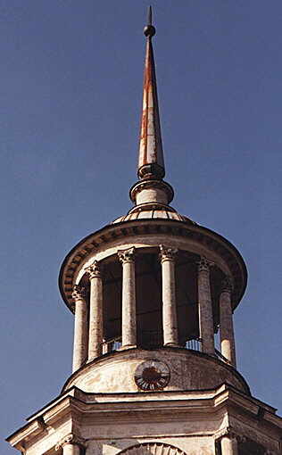 Torzhok district. Torzhok. Monastery of Boris and Gleb. Saviour Church with Belfry. XIX cent.