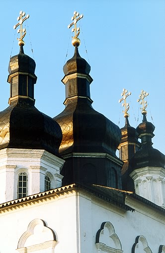 Tyumen district. Tyumen. Trinity Monastery. Trinity church. Fragment. XVIII F.Leschinsky