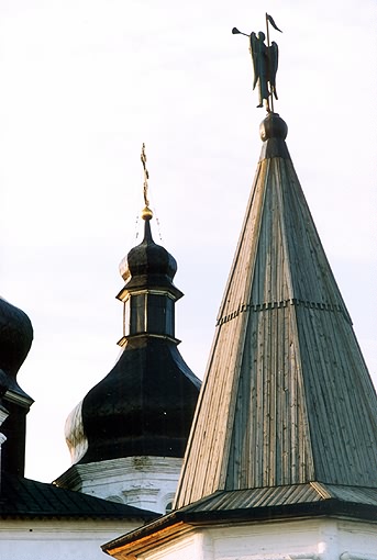 Tyumen district. Tyumen. Trinity Monastery. Gate Fragment. XVIII F.Leschinsky