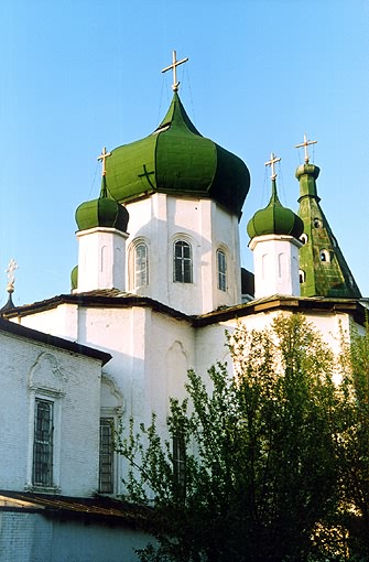 Tyumen district. Tyumen. Trinity Monastery. Church of Saint Apostles Peter and Paul. XVIII F.Leschinsky