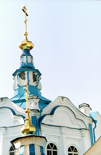 Tyumen district. Tyumen. Cathedral of The Sign Icon of the Virgin. Fragment. XVIII-XIX