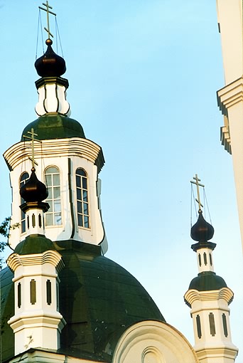 Tyumen district. Tyumen. Church of Exaltation of the Cross. Fragment. XVIII