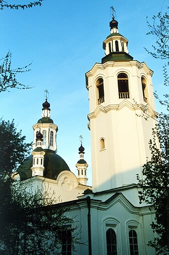 Tyumen district. Tyumen. Church of Exaltation of the Cross. Fragment. XVIII