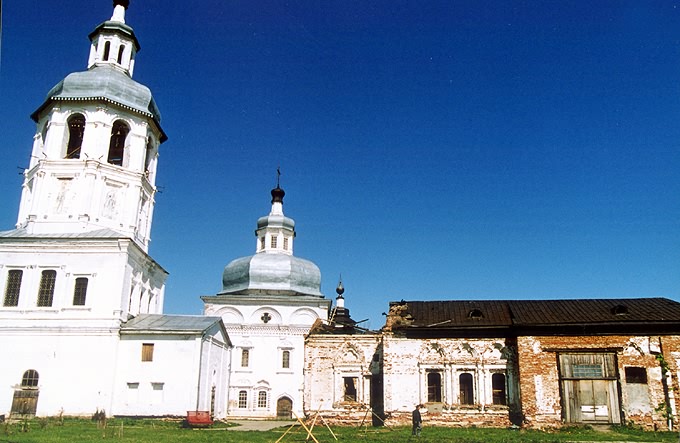 Tobolsk district. Abalak. Abalaksky Monastery. Complex of churches. XVII-XIX