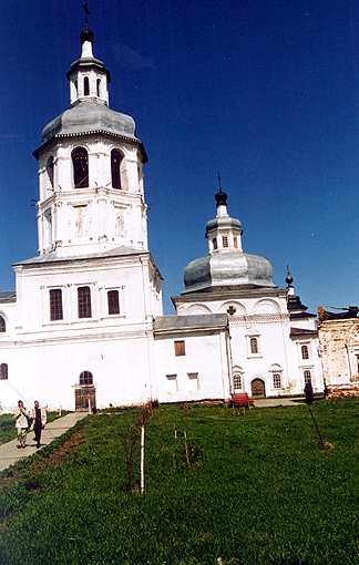 Tobolsk district. Abalak. Abalaksky Monastery. Church of Mary Egyptian and Church of The Sign Icon of the Virgin. XVII-XVIII