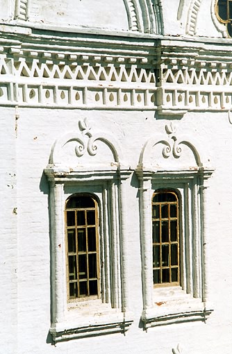 Tobolsk district. Abalak. Abalaksky Monastery. Church of The Sign Icon of the Virgin. Fragment. XVII