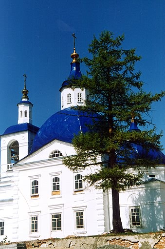 Tobolsk district. Shantalyk. Ivanovsky Mezhdugorsky Monastery. Church of John the Precursor. XIX