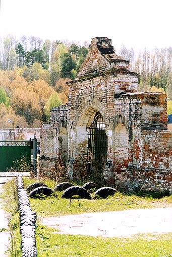 Tobolsk district. Shantalyk. Ivanovsky Mezhdugorsky Monastery. Church of John the Precursor. XIX