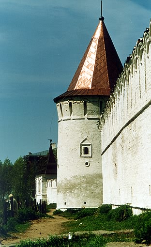 Tobolsk district. Tobolsk. Tobolsk Kremlin. Yuzhnaya (South) Tower. XVII G.Sharypin