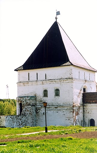 Tobolsk district. Tobolsk. Tobolsk Kremlin. East Square Tower. XVII G.Tyutin