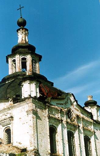 Tobolsk district. Tobolsk. Church of Exaltation of the Cross. Fragment. XVIII