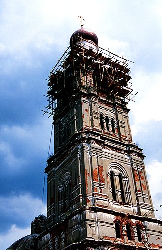 Kirzhach district. Kirzhach. Annunciation Monastery. Bell-tower of Church of All the Saints. XIX