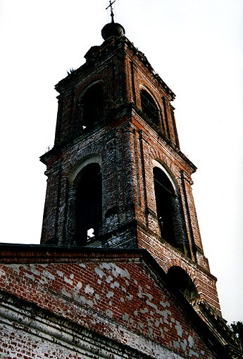 Sobin district. Babayevo. Belffry of Church of Archangel Michael. XIX