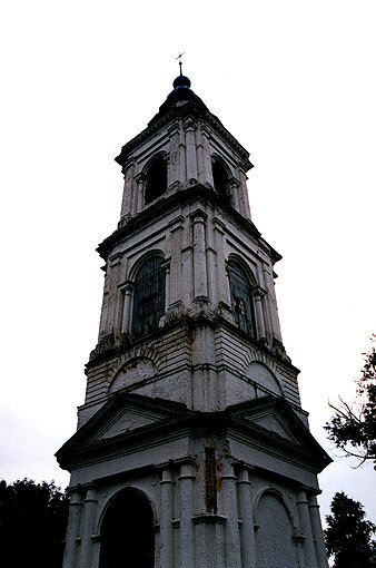 Sobin district. Stavrovo. Bell-tower of Assumption Church. IX