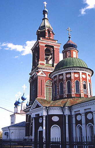 Yuryev-Polsky. Intercession Church and Church of Nikita, the Great Martyr. XVIII cent.