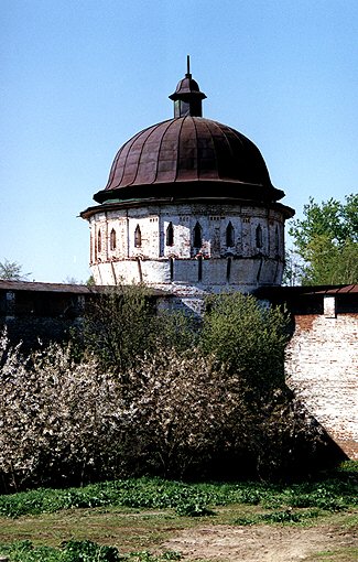 Borisoglebsky district. Borisoglebsk. Borisoglebsky monastery. Tower.  XVII