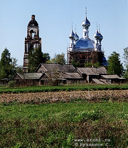 Borisoglebsk  district. Davydovo. Nativity Church. XVIII 