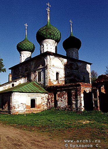 Uglich district. Uleyma. Nikolo-Uleyma Monastery. Main Church. XVII 