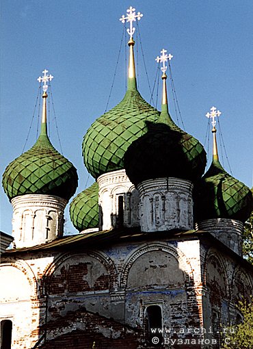 Uglich district. Uleyma. Nikolo-Uleyma Monastery. Main Church. XVII 