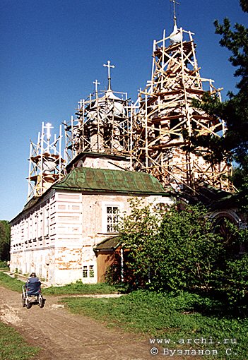 Uglich district. Uglich. Church of Dimitry, the Tsar Son, on the Blood. XVII 