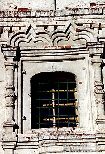 Uglich district. Uglich. Resurrection Monastery. Refectory. Fragment. XVII 