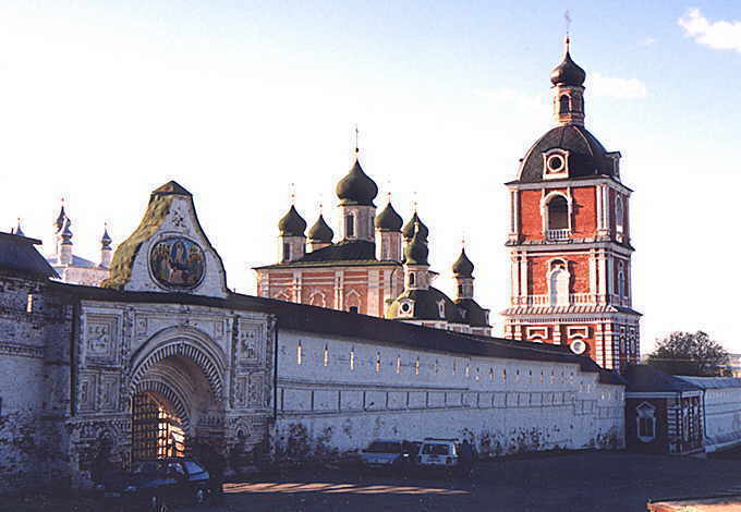 Pereslavl-Zalessky district. Pereslavl-Zalessky. Gotitsky Monastery. Main Gate. Belfry. XVII and XVIII cent.