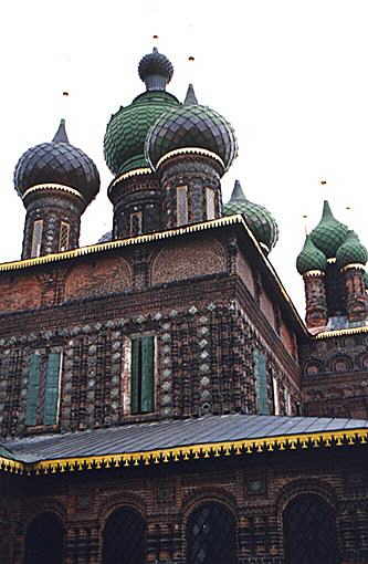 Yaroslavl. Church of John the Precursor, Tolchkovo. Fragment. XVII cent.